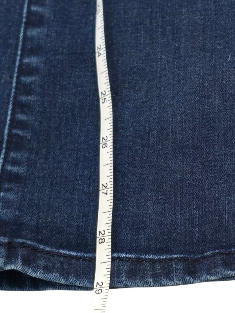 JustUSA Dark Wash Bootcut Jeans Size 29/8 Stretch Denim Mid Rise Flare Sritchfix - Picture 3 of 8